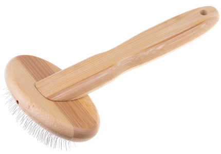 Groomer.dk Brush Volumizer – Medium Poodle Slicker Brush, Lightweight Ergonomic Design