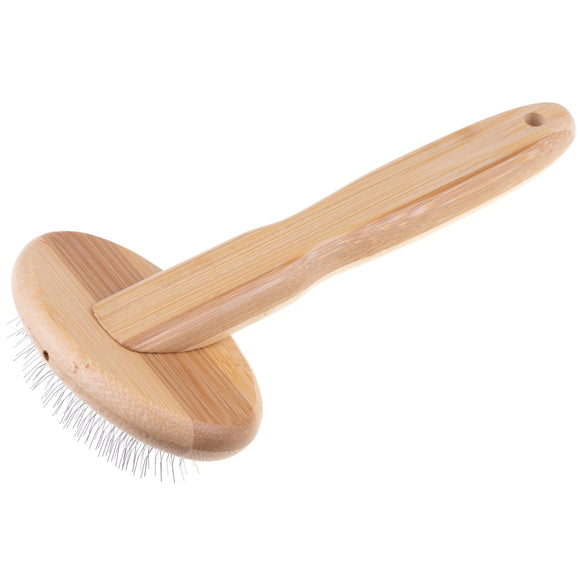 Groomer.dk Brush Volumizer – Medium Poodle Slicker Brush, Lightweight Ergonomic Design