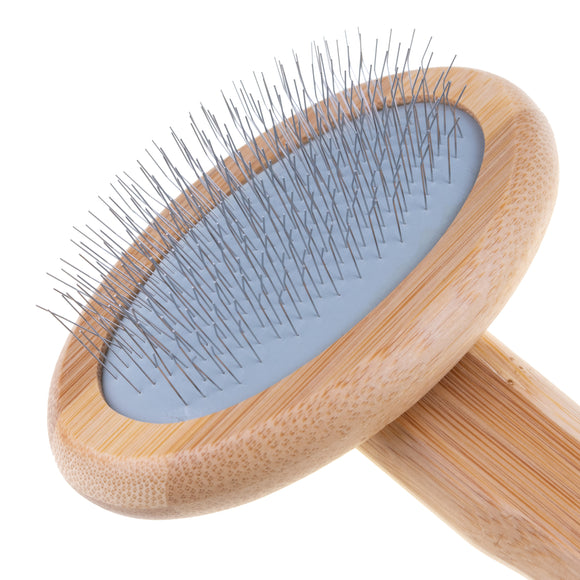 Groomer.dk Brush Volumizer – Medium Poodle Slicker Brush, Lightweight Ergonomic Design