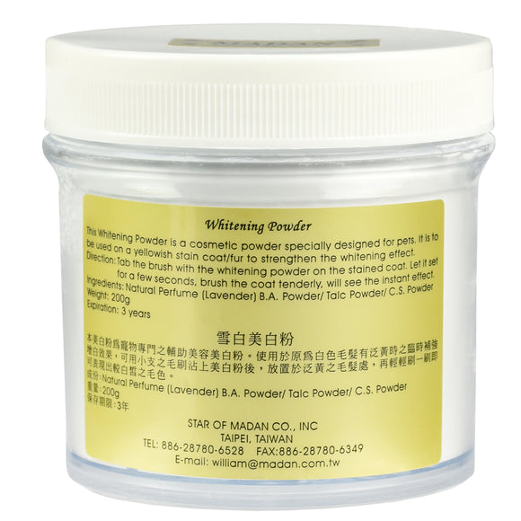 Madan Whitening Powder – Stain-Removing Grooming Formula, 200g, Brightening Effect