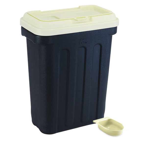 Maelson Dry Box 15 – Airtight 15kg Pet Food Storage Container, Cream, Durable Design