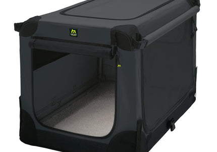 Maelson Soft Kennel – High-Quality Fabric Dog Carrier, Anthracite, 2XL 92x64x64cm