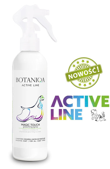 Botaniqa Active Line Magic Touch Grooming Spray 250ml – Moisturizing and Nourishing Coat Care Formula