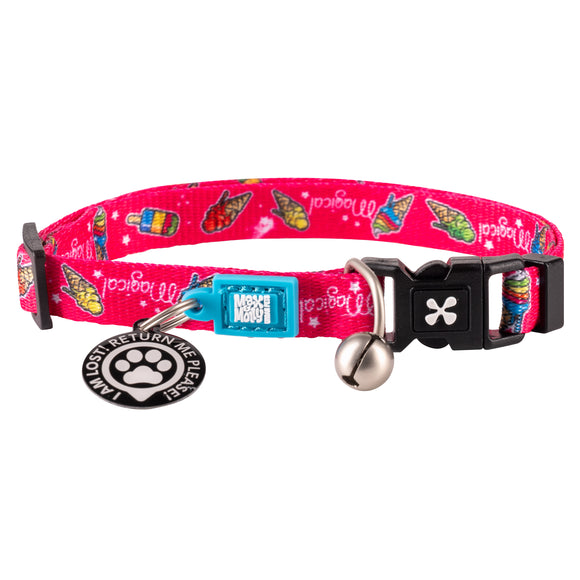 Max&Molly GOTCHA! Smart ID Cat Collar – Colorful Adjustable Collar with Smart Tag