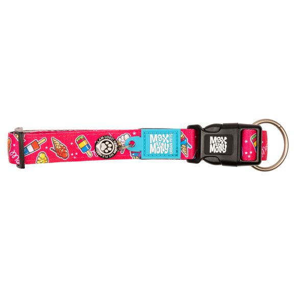 Max&Molly GOTCHA! Smart ID Magical Collar – Medium, Durable Adjustable Dog Collar with Smart Tag