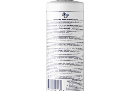 Mane'n Tail and Body Shampoo – Nourishing Formula, Gentle Cleansing, 473ml Bottle