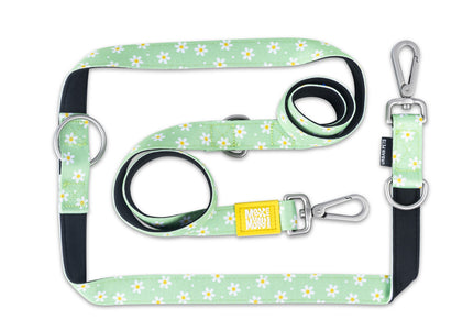 Max&Molly Multi-Leash Margarite – Adjustable 200cm Dog Leash, XS, Floral Pattern