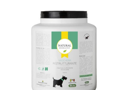 Restructuring dog mask for coat volume and shine