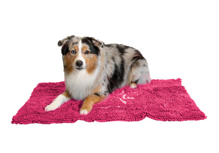 Show Tech Multi-Purpose Absorbent Mat 90x60cm – Anti-Slip Microfiber, Quick-Dry, Pink