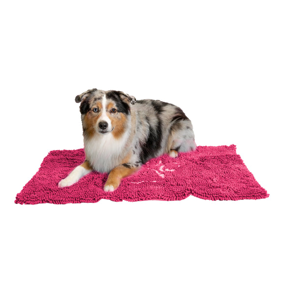 Show Tech Multi-Purpose Absorbent Mat 90x60cm – Anti-Slip Microfiber, Quick-Dry, Pink