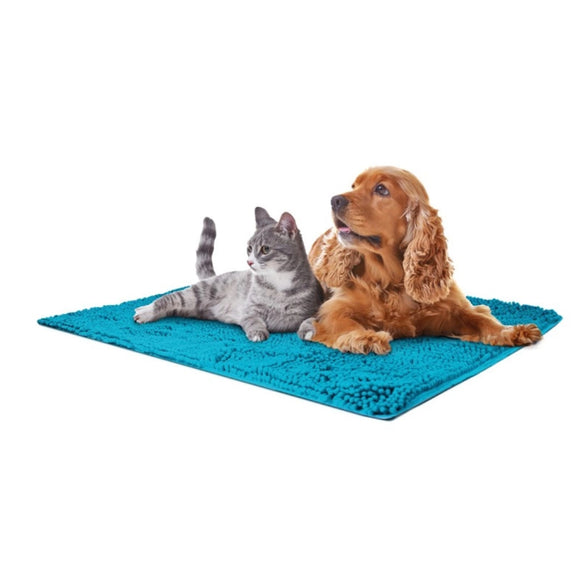 Record Microfiber Mat 65x90cm – Ultra Absorbent Microfiber Pet Mat, Soft and Quick-Drying