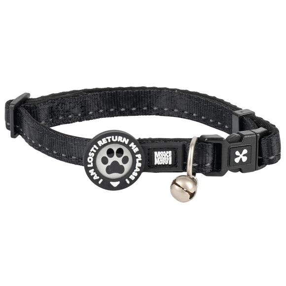 Max&Molly GOTCHA! Smart ID Matrix 2.0 Cat Collar – Adjustable Black Collar with QR ID Tag