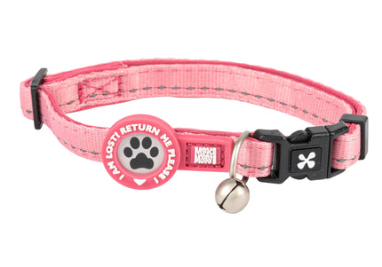 Max&Molly GOTCHA! Smart ID Matrix 2.0 Cat Collar – Adjustable Black Collar with QR ID Tag
