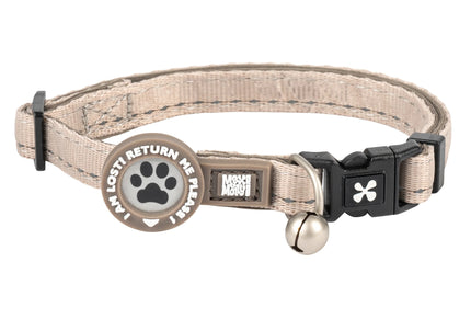 Max&Molly GOTCHA! Smart ID Matrix 2.0 Cat Collar – Adjustable Black Collar with QR ID Tag