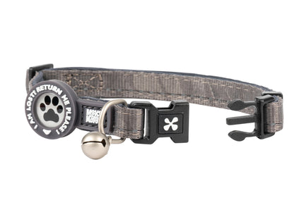 Max&Molly GOTCHA! Smart ID Matrix 2.0 Cat Collar – Adjustable Black Collar with QR ID Tag