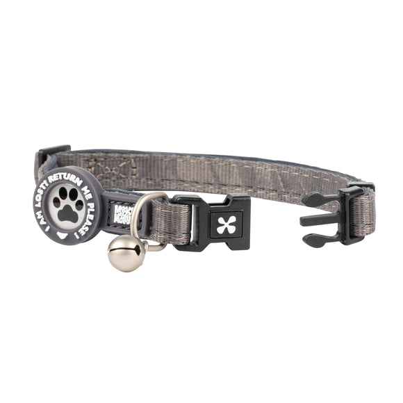 Max&Molly GOTCHA! Smart ID Matrix 2.0 Cat Collar – Adjustable Black Collar with QR ID Tag