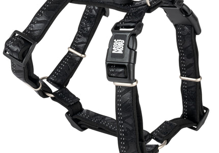 Max&Molly Comfort Harness Matrix 2.0 Black – Soft Adjustable Dog Harness with QR ID, XS