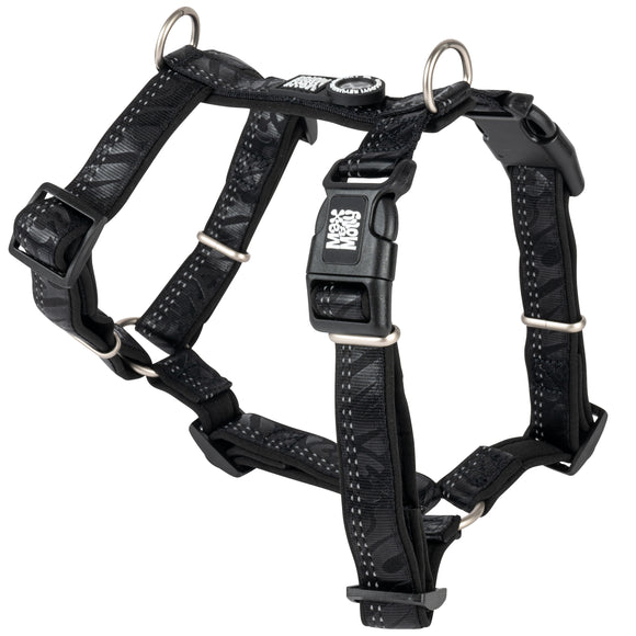 Max&Molly Comfort Harness Matrix 2.0 Black – Soft Adjustable Dog Harness with QR ID, XS