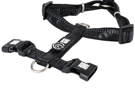 Max&Molly Comfort Harness Matrix 2.0 Black – Soft Adjustable Dog Harness with QR ID, XS