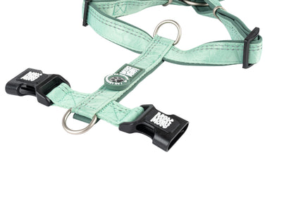 Max&Molly Matrix 2.0 Comfort Harness Jade – Soft Adjustable Dog Harness with QR ID, Mint Large