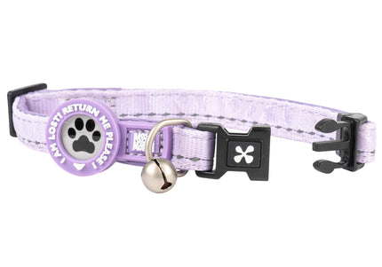 Max&Molly GOTCHA! Smart ID Matrix 2.0 Collar Lavender – Durable QR ID Dog Collar, Large, Purple