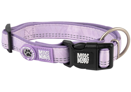 Max&Molly GOTCHA! Smart ID Matrix 2.0 Collar Lavender – Durable QR ID Dog Collar, Large, Purple