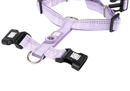 Max&Molly Comfort Harness Matrix 2.0 Lavender – Soft Adjustable Dog Harness with QR ID, Large, Purple