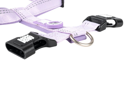 Max&Molly Comfort Harness Matrix 2.0 Lavender – Soft Adjustable Dog Harness with QR ID, Large, Purple