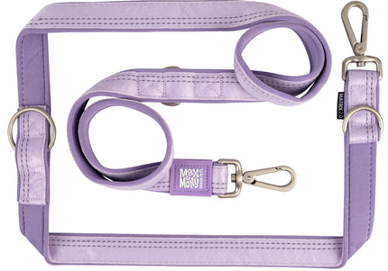Max&Molly Matrix 2.0 Multi-Function Leash – Reflective, Detachable, Lavender, Large Size