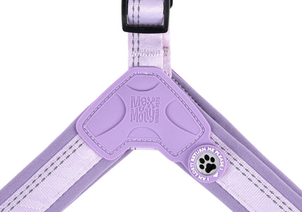 Max&Molly Q-Fit Matrix 2.0 Lavender Harness – Lightweight Step-In Design with QR ID, Small, Purple