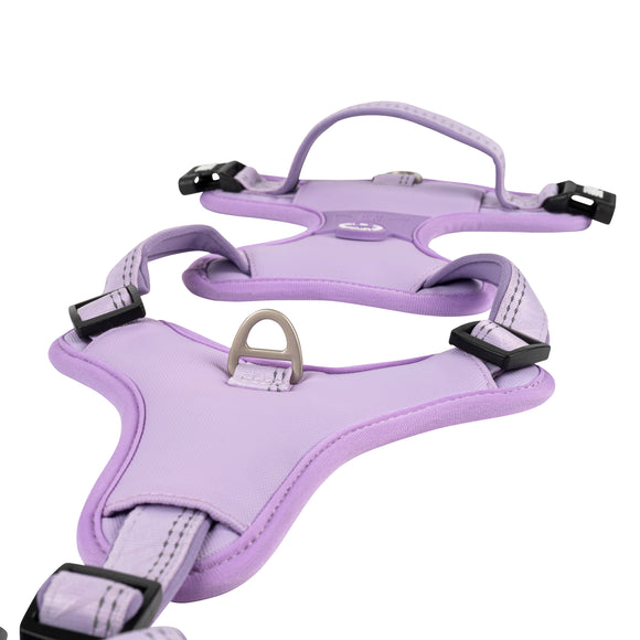 Max&Molly Matrix 2.0 Sport Harness Lavender – Adjustable Dog Harness with QR ID, XL Purple