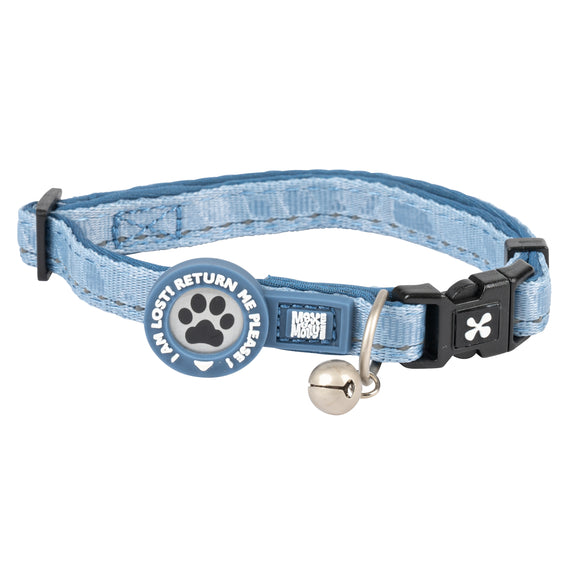 Max&Molly GOTCHA! Smart ID Matrix 2.0 Cat Collar – Adjustable Black Collar with QR ID Tag