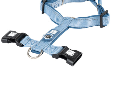 Max&Molly Matrix 2.0 Comfort Harness Ocean – Soft Adjustable Dog Harness with QR ID, Large, Blue