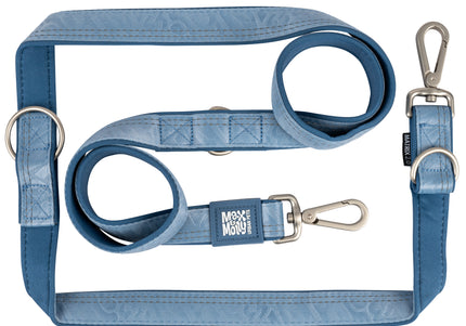 Max&Molly Matrix 2.0 Multi-Function Leash – Detachable Reflective Blue, Small Size
