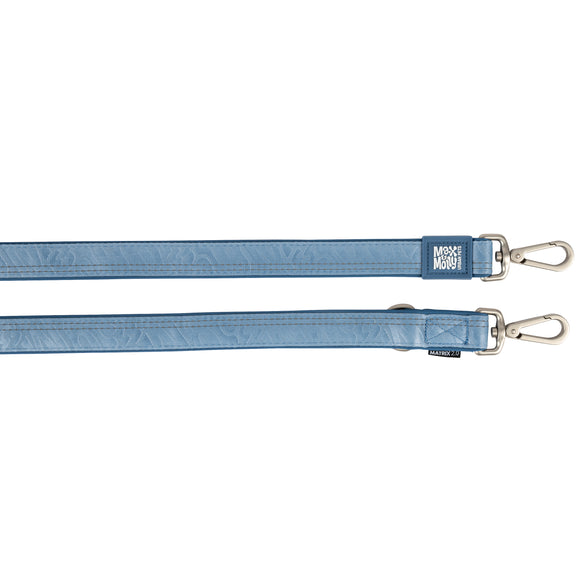 Max&Molly Matrix 2.0 Multi-Function Leash – Detachable Reflective Blue, Small Size