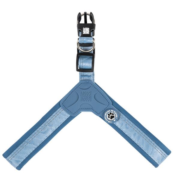 Max&Molly Q-Fit Matrix 2.0 Step-In Harness – Lightweight Blue Design with QR ID, XS