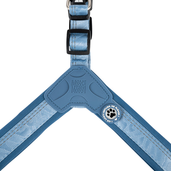 Max&Molly Q-Fit Matrix 2.0 Step-In Harness – Lightweight Blue Design with QR ID, XS