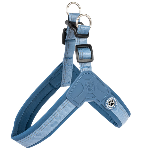 Max&Molly Q-Fit Matrix 2.0 Step-In Harness – Lightweight Blue Design with QR ID, XS