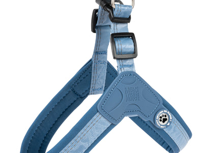 Max&Molly Q-Fit Matrix 2.0 Step-In Harness – Lightweight Blue Design with QR ID, XS