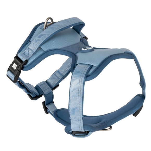 Max&Molly Matrix 2.0 Sport Harness – Adjustable Blue Dog Harness with QR ID, Medium