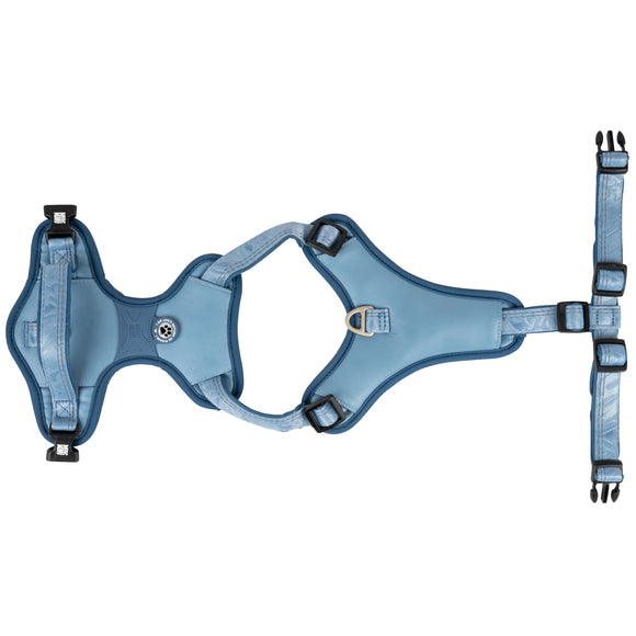 Max&Molly Matrix 2.0 Sport Harness – Adjustable Blue Dog Harness with QR ID, Medium