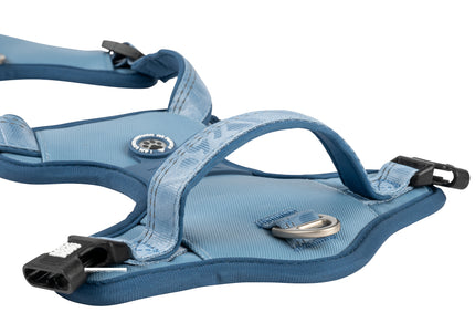 Max&Molly Matrix 2.0 Sport Harness – Adjustable Blue Dog Harness with QR ID, Medium