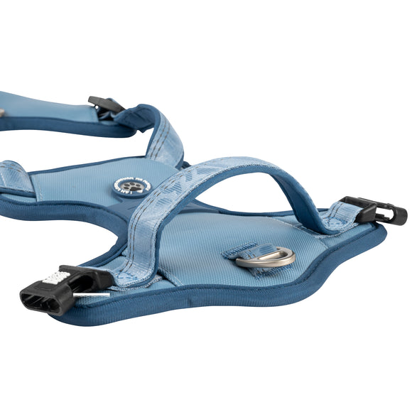 Max&Molly Matrix 2.0 Sport Harness – Adjustable Blue Dog Harness with QR ID, Medium