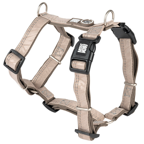 Max&Molly Comfort Harness Matrix 2.0 Sand – Soft Adjustable Dog Harness with QR ID, Large Size