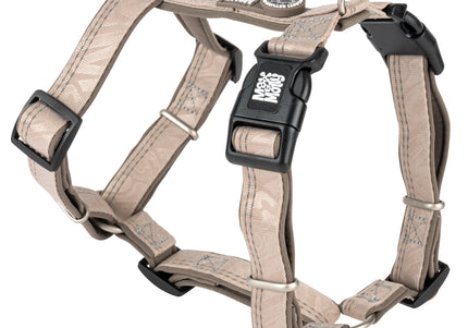 Max&Molly Comfort Harness Matrix 2.0 Sand – Soft Adjustable Dog Harness with QR ID, Large Size