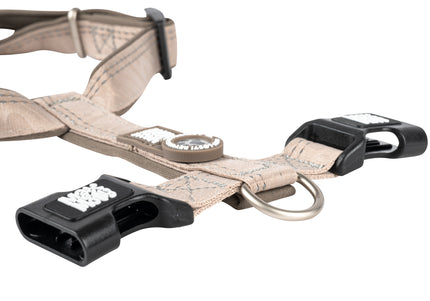 Max&Molly Comfort Harness Matrix 2.0 Sand – Soft Adjustable Dog Harness with QR ID, Large Size