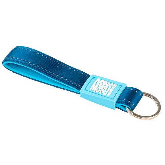 Max&Molly Sky Blue Keychain – Durable Metal Accessory with Secure Clasp