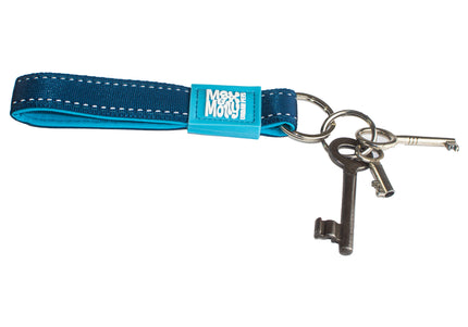 Max&Molly Sky Blue Keychain – Durable Metal Accessory with Secure Clasp