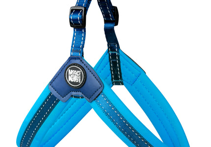 Max&Molly Q-Fit Step-In Harness Sky Blue – Lightweight Adjustable XL Design
