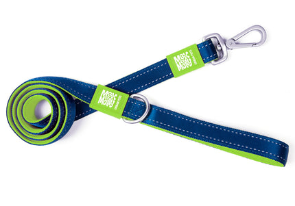 Max&Molly Matrix Lime Green Short Leash – Classic Reflective Dog Lead, 120cm Large